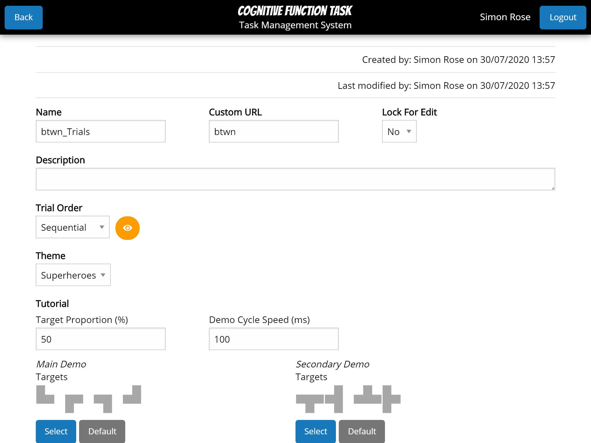 Task Creation